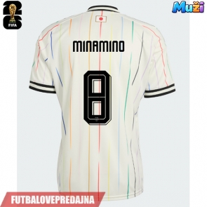 Lacne Muži Futbalové dres Japonsko Takumi Minamino #8 MS 2026 Krátky Rukáv - Preč
